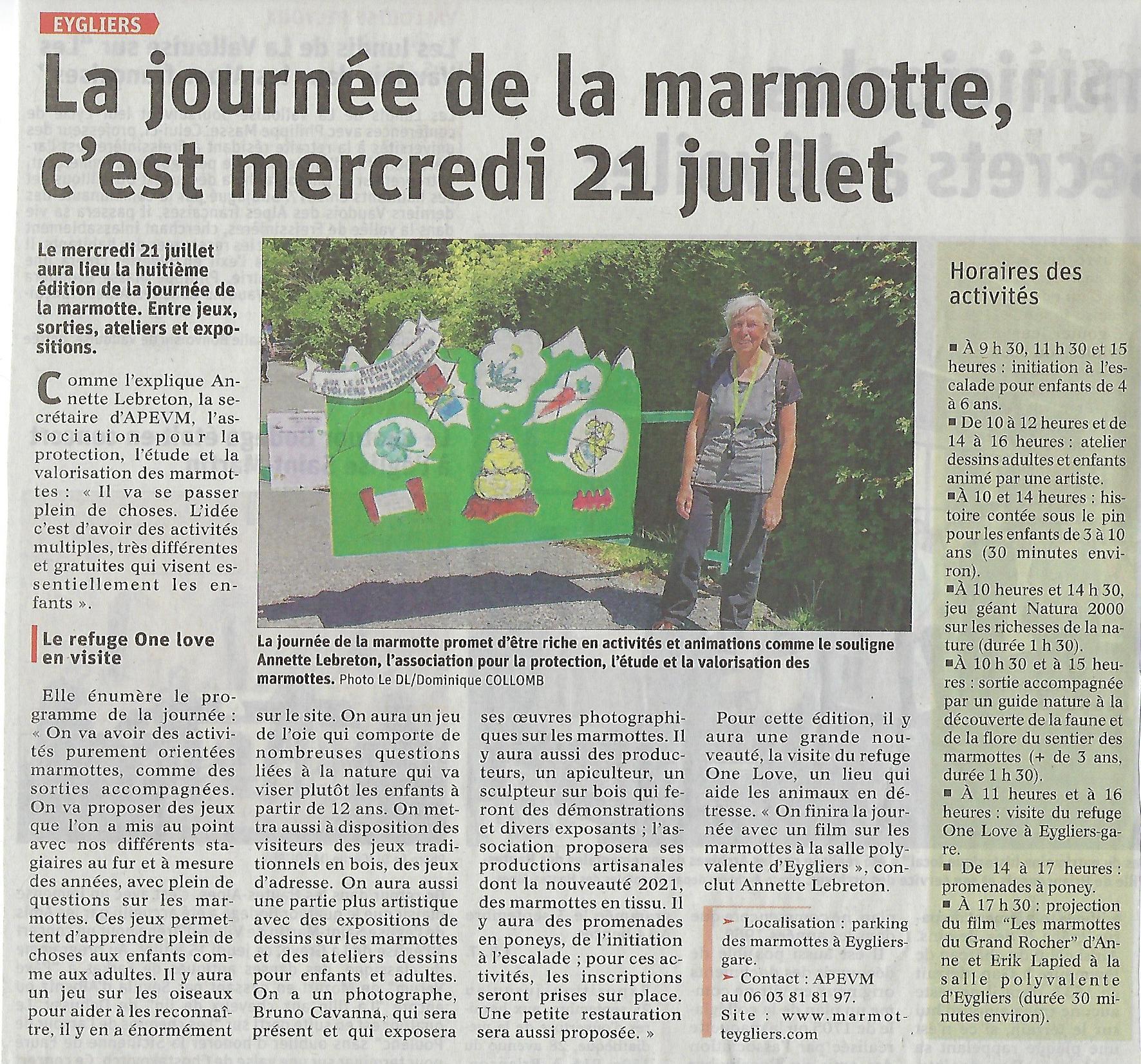 Article 18 juillet 2021