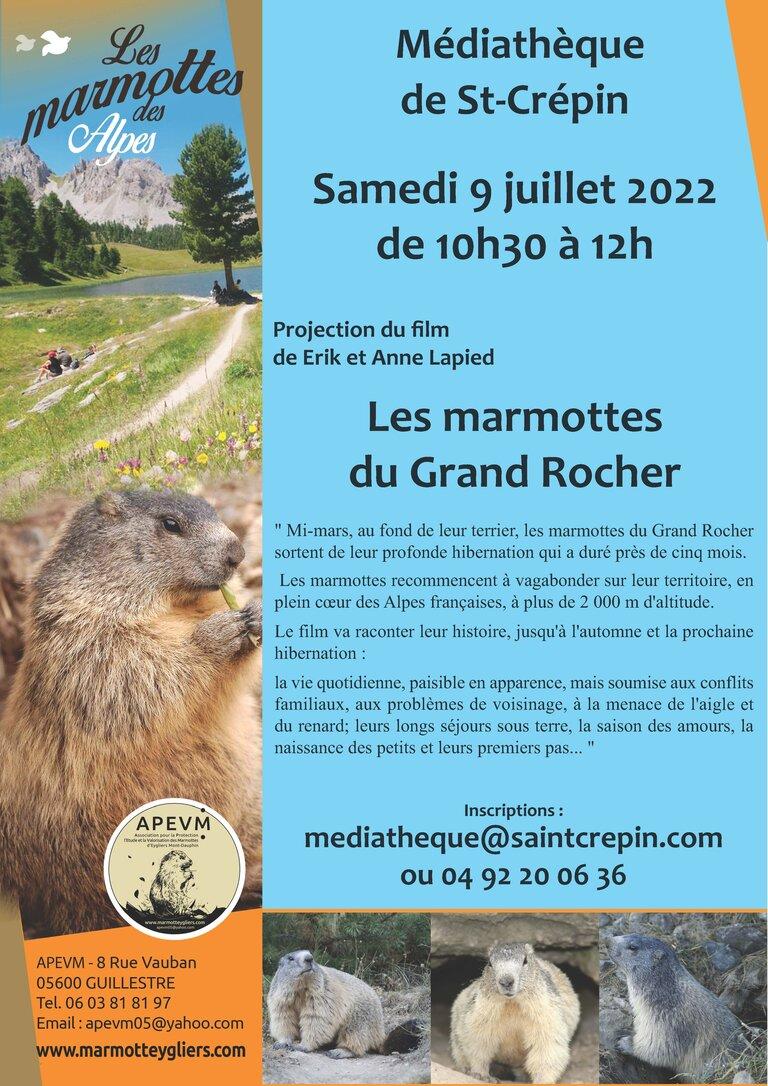 Film marmottes du grand rocher09 07 22 1